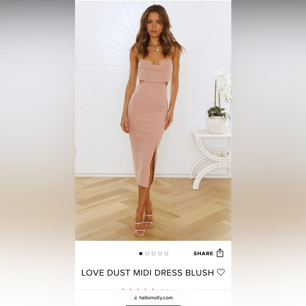 Love Dust Midi Dress-Hello Molly